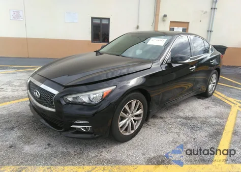 2015 Infiniti Q50 Premium from USA, damaged, VIN JN1BV7ARXFM410793